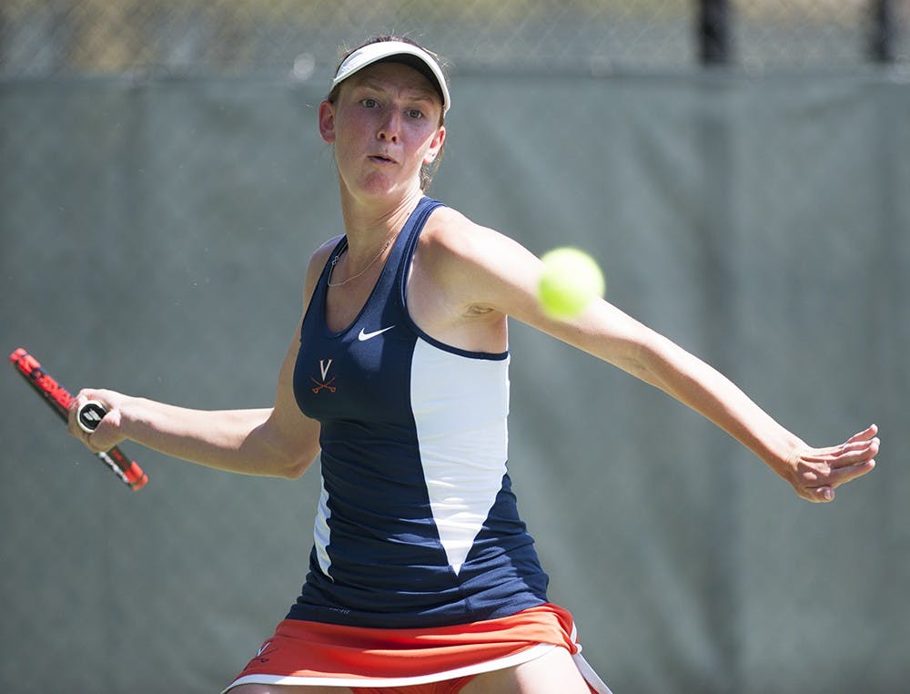 Stephanie Nauta and the Virginia women's tennis team&nbsp;completed a sweep of the their bracket of the ITA Kickoff Weekend on Saturday. Nauta gained her 100th career singles victory against BYU.