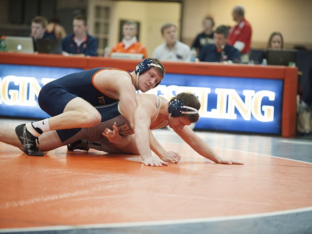 Senior Nick Sulzer and the Virginia wrestling team face a stiff test in top-ranked Iowa. The Cavaliers and Hawkeyes get going at 2 p.m. Sunday. 