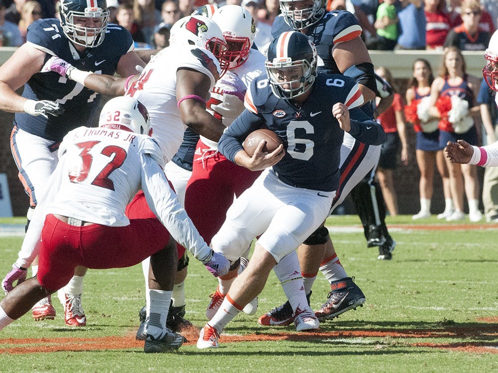 Virginia blew a 20-17 fourth quarter lead after two costly late&nbsp;interceptions by junior quarterback Kurt Benkert.