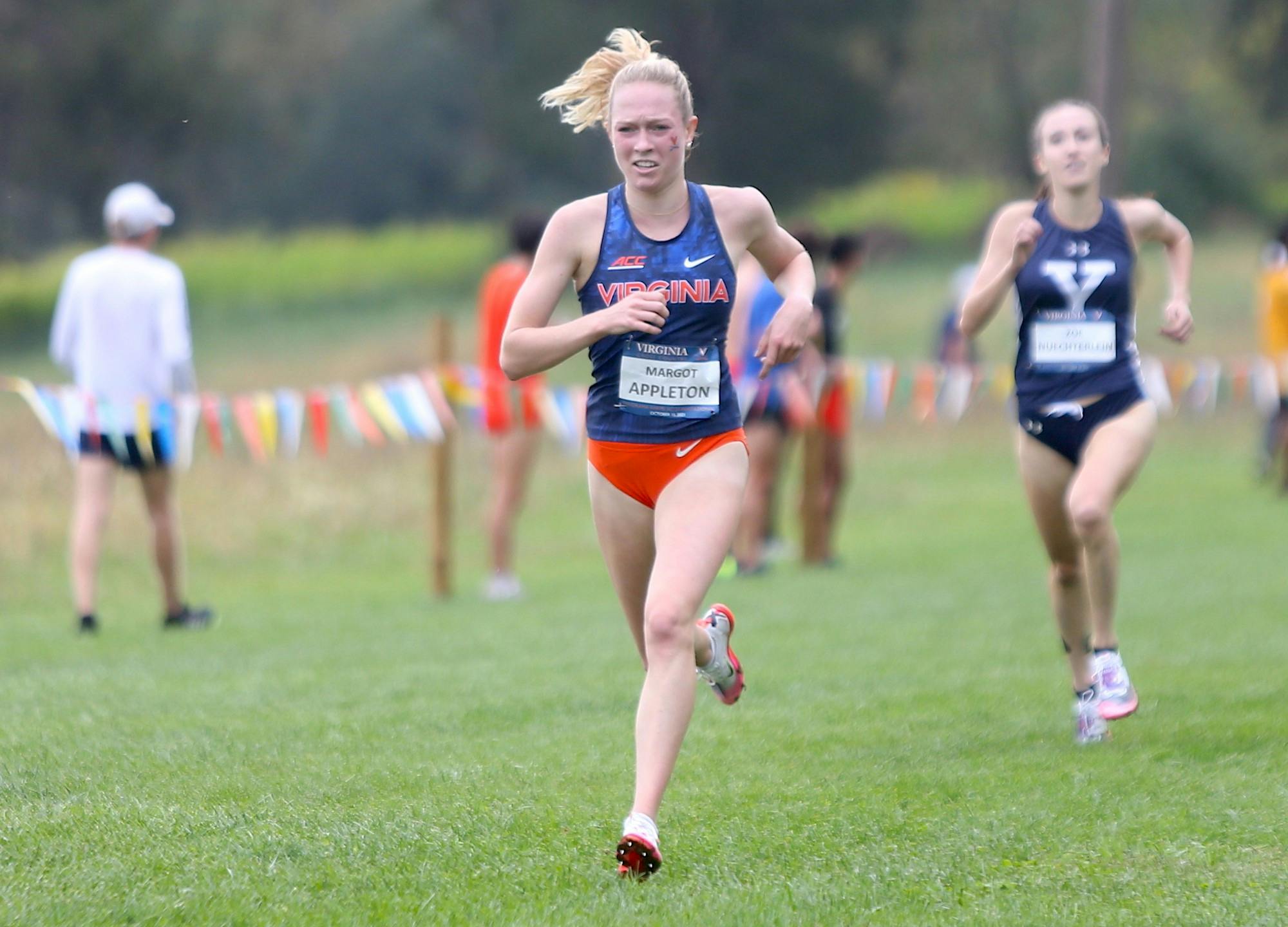 Freshman Margot Appleton had a strong race for the Cavaliers, placing second overall.