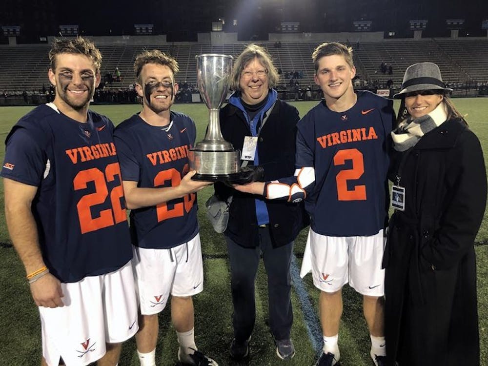 The Cavaliers have reclaimed the Doyle Smith Cup, a spoil that has been awarded to the regular season winner of the Virginia-Johns Hopkins series since 2006. &nbsp;