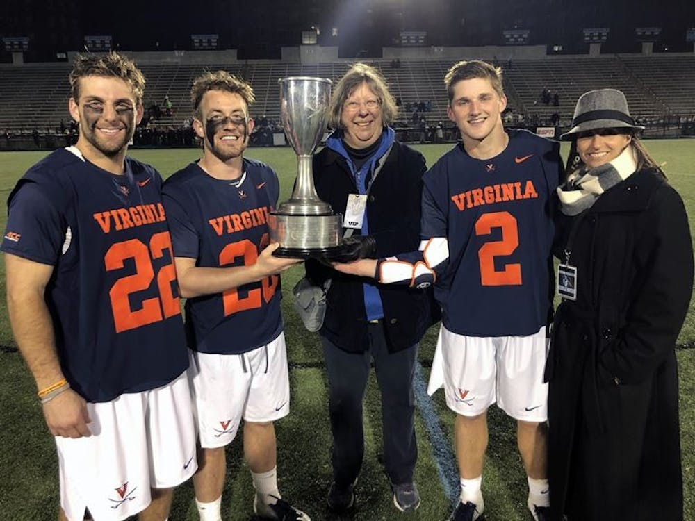 The Cavaliers have reclaimed the Doyle Smith Cup, a spoil that has been awarded to the regular season winner of the Virginia-Johns Hopkins series since 2006. 