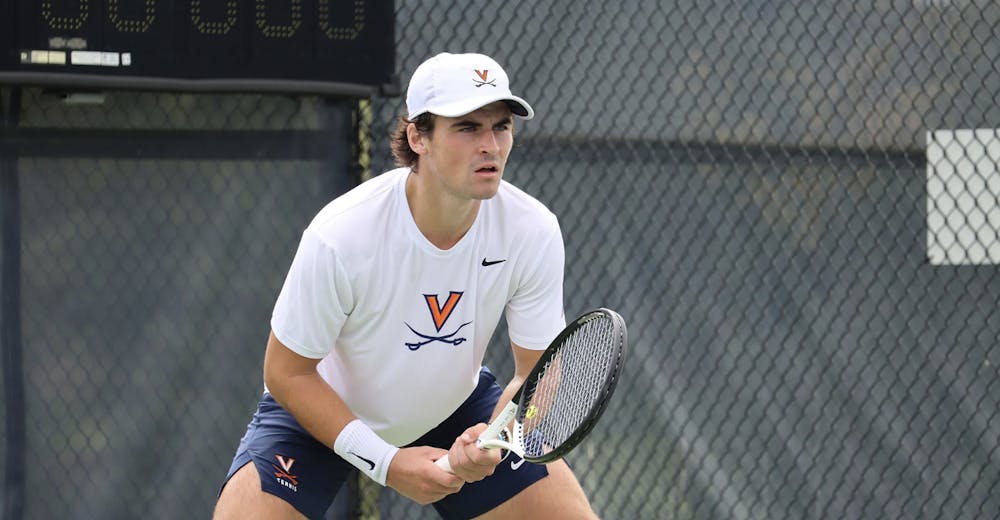 <p>Graduate James Hopper participated in doubles matches with junior Ty Switzer Friday and Saturday.</p>