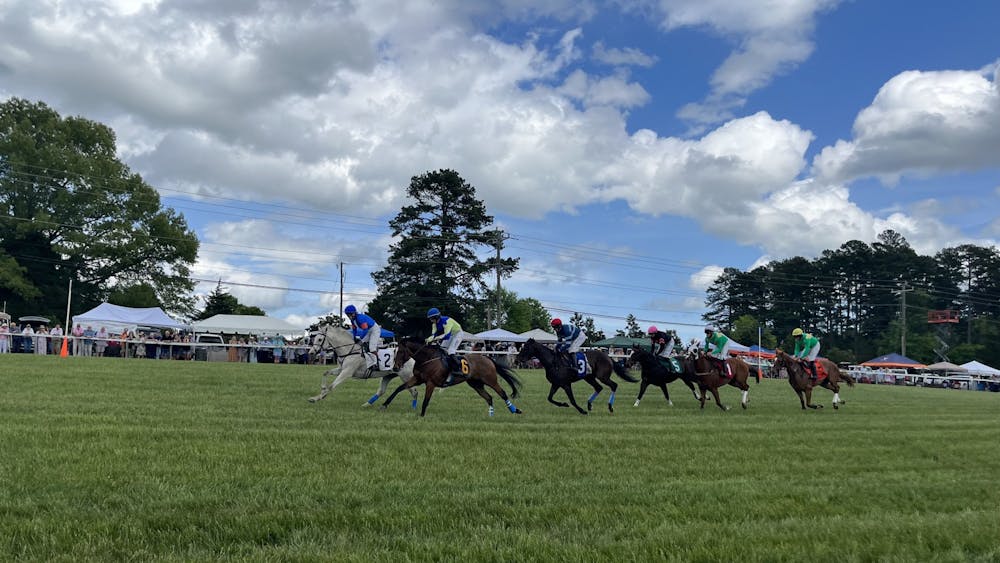 The Foxfield Races — a set of steeplechase races established in 1978 — are a major social tradition for Charlottesville and University community members.&nbsp;