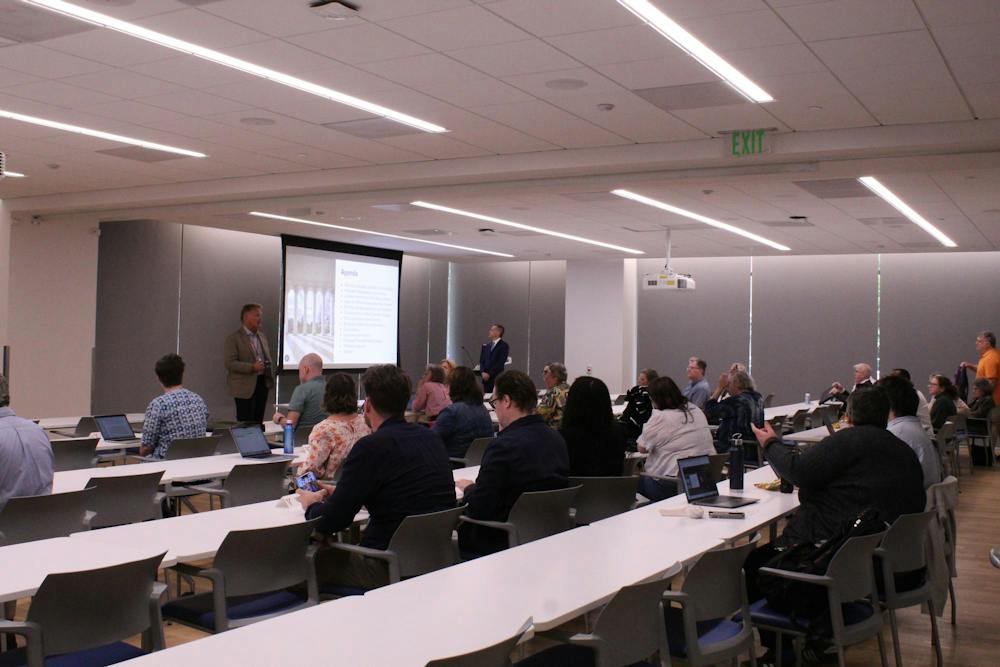 Faculty Senate meeting, photographed Oct. 9, 2026.