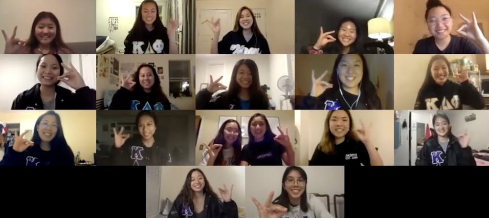 <p>Since the start of COVID-19, Greek life organizations such as international Asian-interest sorority aKDPhi have been holding virtual chapters and events for their sisters.&nbsp;</p>