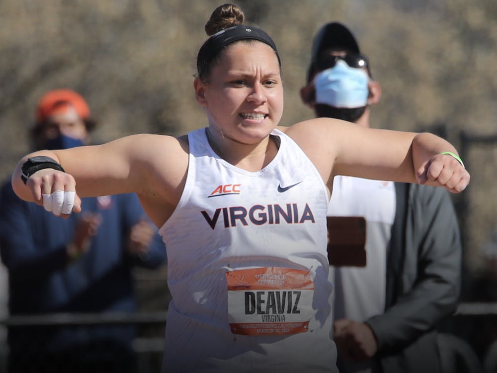 The Cavaliers opened the meet with a bang after Deaviz shattered a Virginia shot put record and became the athlete with the best put in the nation all season.