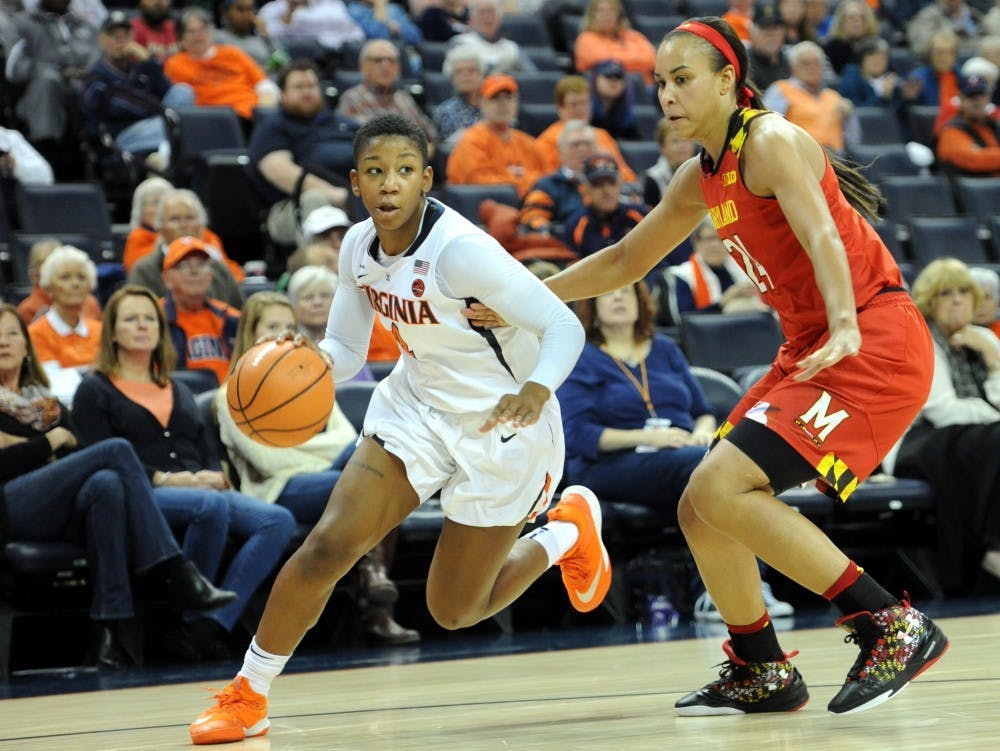 <p>Virginia sophomore guard Dominique Toussaint finished with a team-high 18 points in the Cavaliers' losing effort against Maryland.</p>