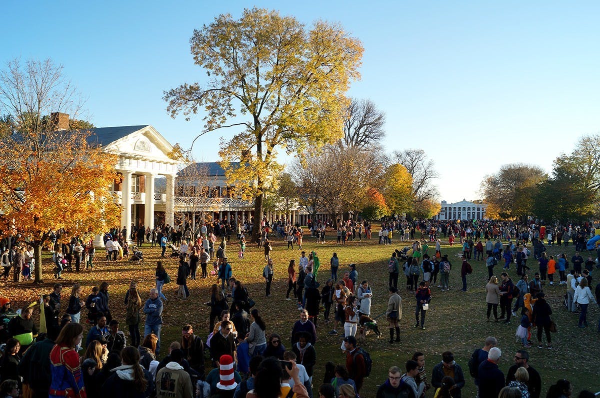 Children and puppies all dressed up in halloween costumes, roaming the Lawn is one of the best parts of the year.