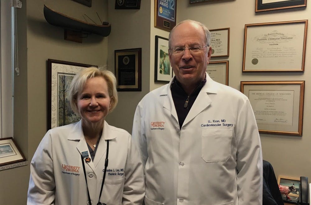 Surgeons Christine Lau and Irving Kron, lead researchers of the study, recently initiated phase one — “safety trial” — to determine the safest dosage of regadenoson to administer to patients during surgery.&nbsp;