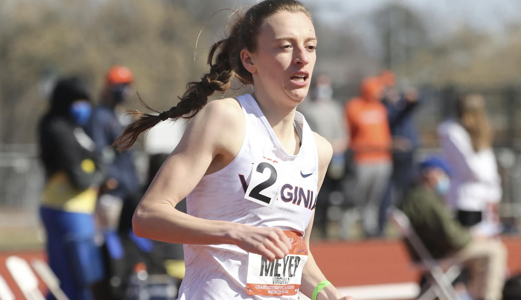 Meyer at an event earlier this season.