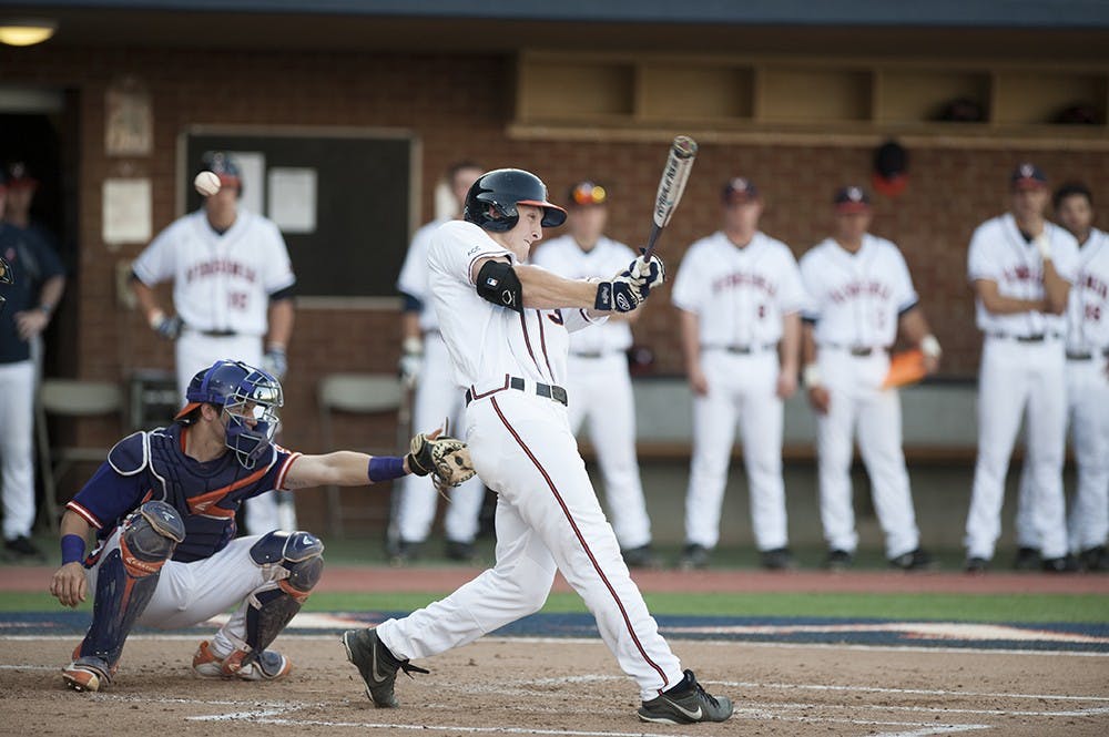 Junior right fielder Joe McCarthy smacked three hits and scored two runs in Friday's series opener. Virginia won the game 5-4. 