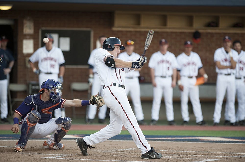 <p>Junior right fielder Joe McCarthy smacked three hits and scored two runs in Friday's series opener. Virginia won the game 5-4. </p>