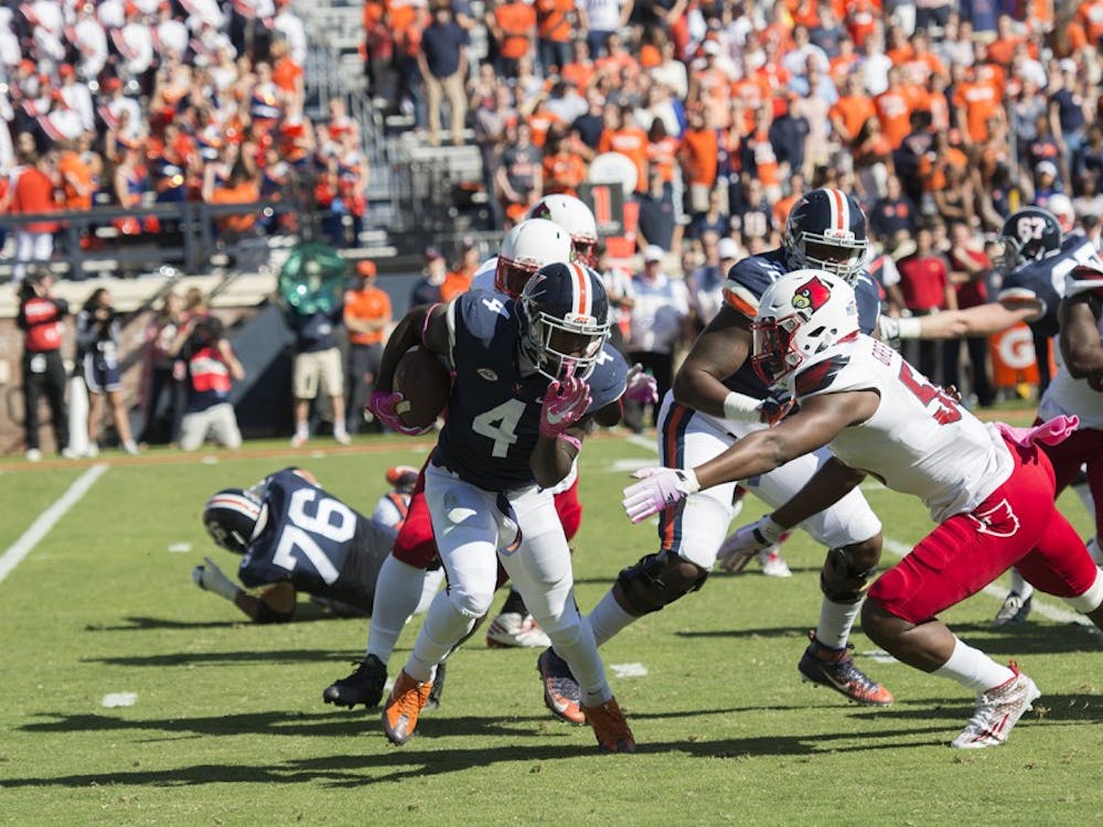 Senior running back Taquan Mizzell and Virginia will need to establish a ground game Saturday against Wake Forest.