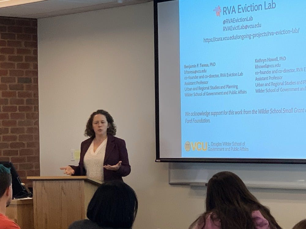 The talk featured data collected by a statistical research project run by Professors Howell and Teresa at VCU’s Center for Urban and Regional Analysis.