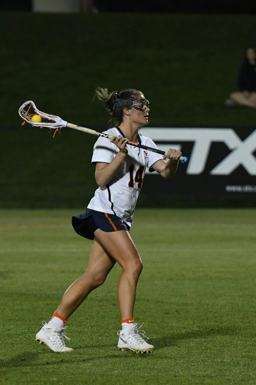 <p>Sophomore midfielder Maggie Jackson has scored nine goals in the past two games. Jackson is also known for her defensive skills, as she earned ACC Defensive Player of the Week honors.&nbsp;</p>