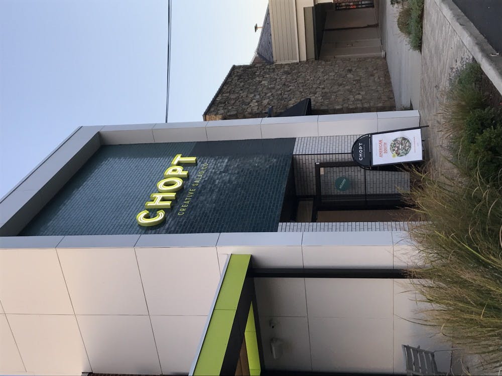 &nbsp;I started my salad tasting at Chopt, located on Barracks Road.&nbsp;