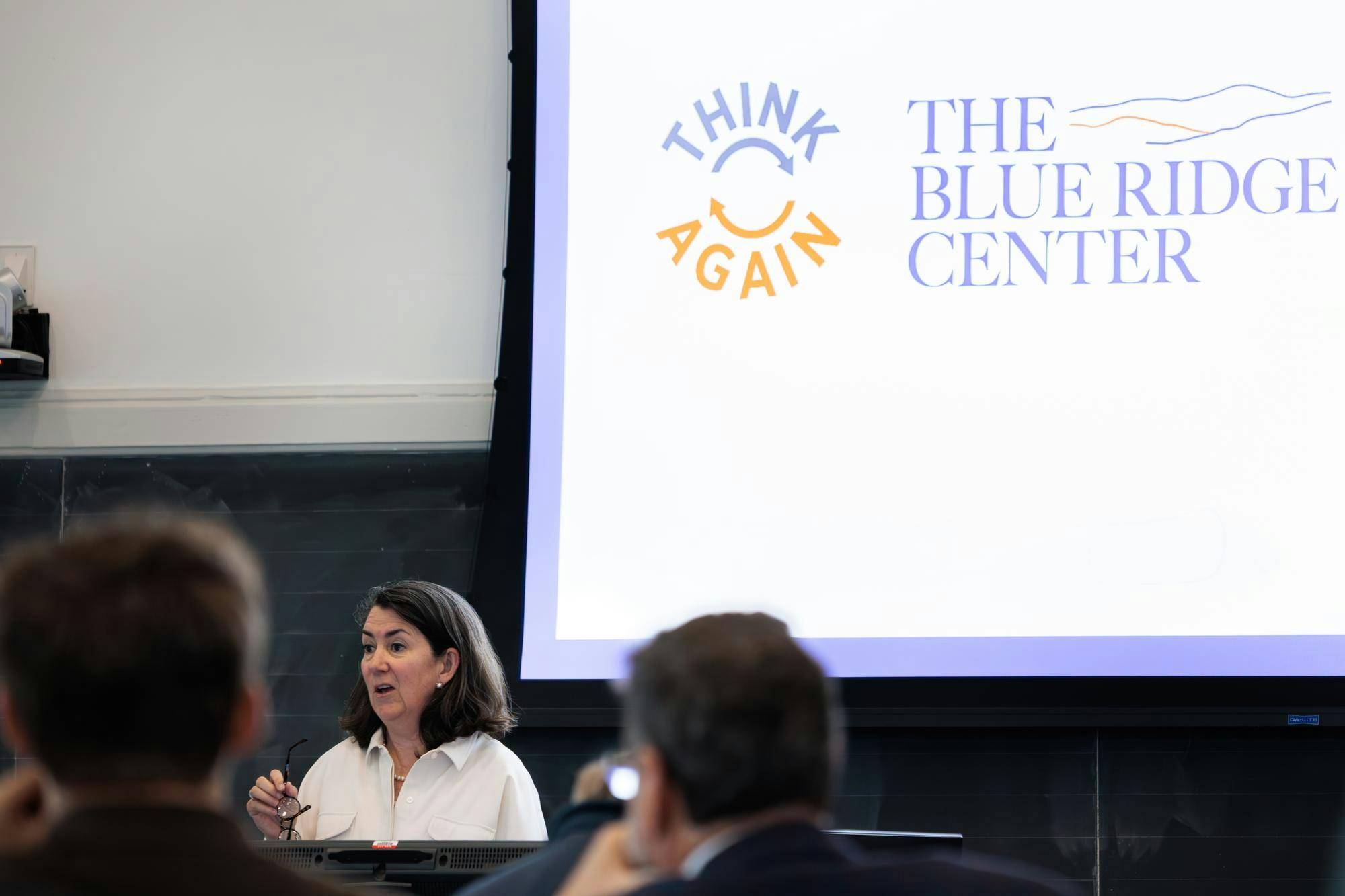 Blue Ridge Center event, “America at 250: Patrick Henry & The American Revolution,” photographed March 23, 2026.