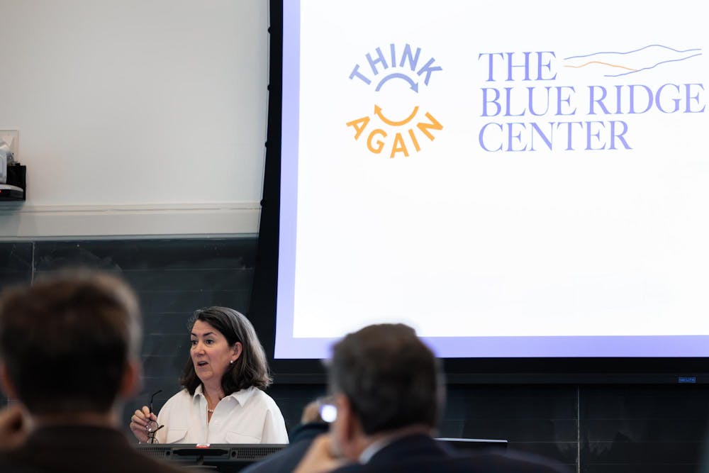 Blue Ridge Center event, “America at 250: Patrick Henry & The American Revolution,” photographed March 23, 2026.