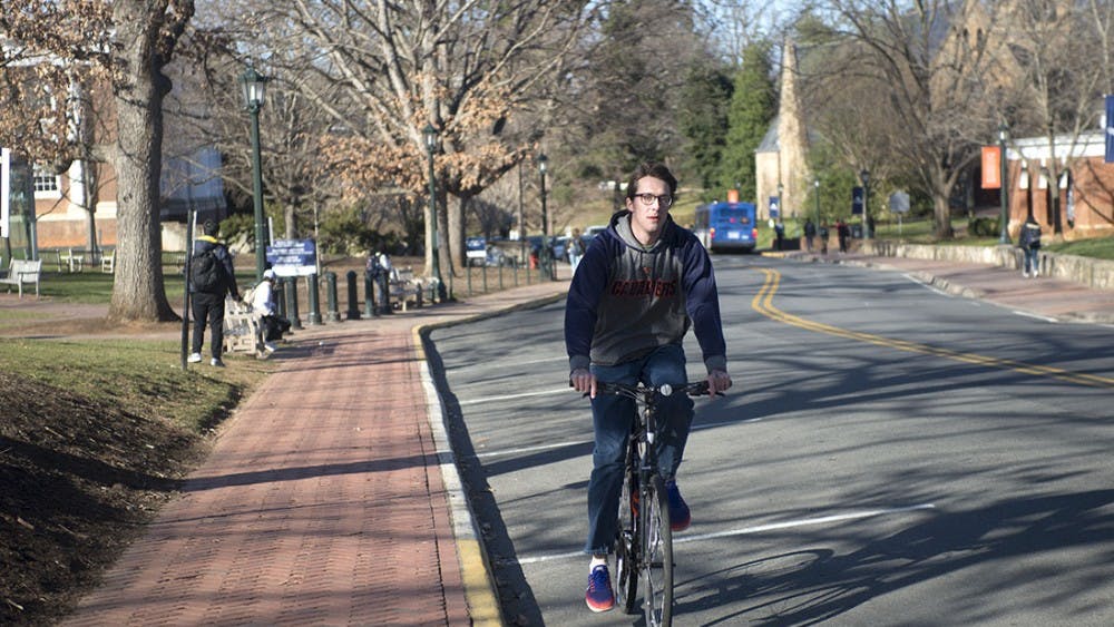 Many areas on and around Grounds lack adequate bike lanes.