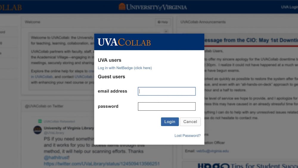 &nbsp;UVACollab suffered a total outage between 1:00 pm and 2:30pm&nbsp;