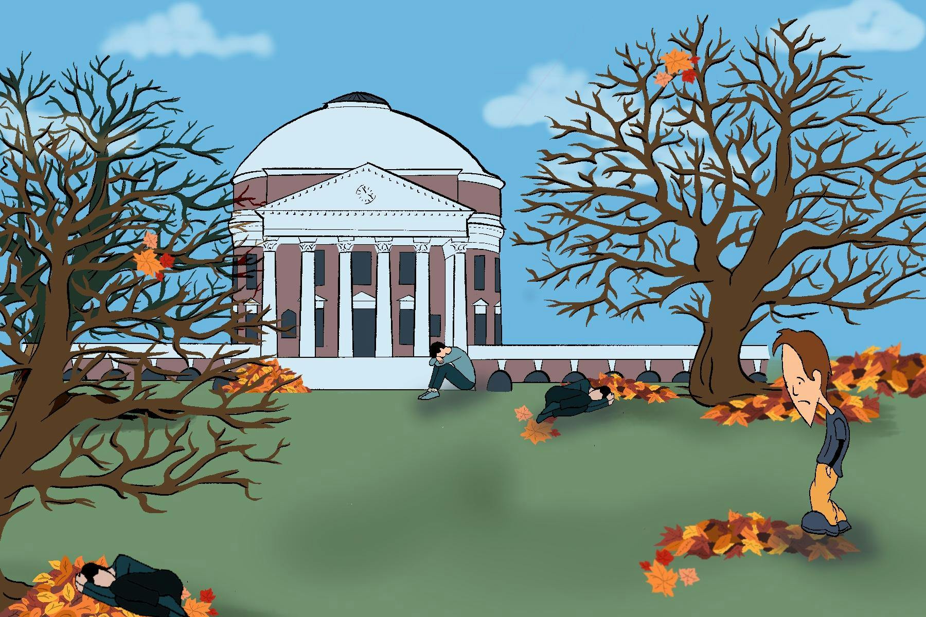Going from Charlottesville fall to winter can be a rough wake-up call for students — or a call to go back to sleep.