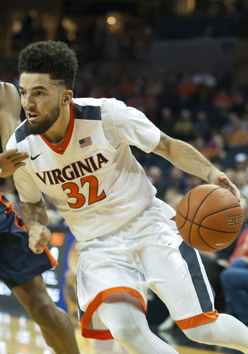 <p>Junior point guard London Perrantes led Virginia with 19 points in the road loss against Florida State.</p>