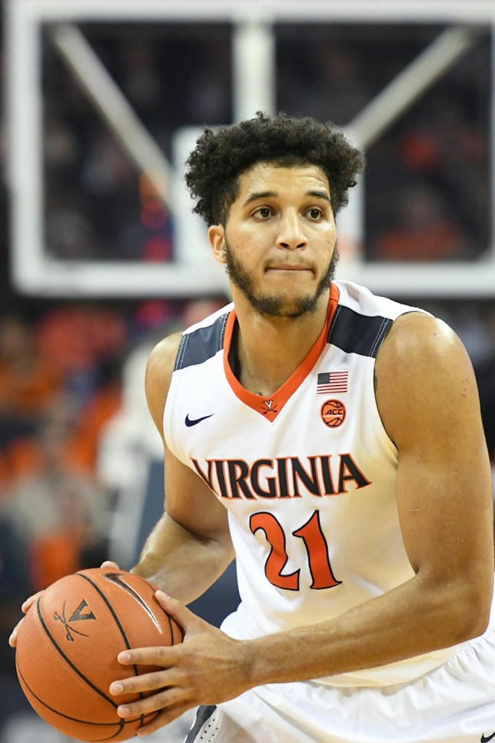 <p>Junior forward Isaiah Wilkins recorded his first collegiate double-double  with 13 points and 11 rebounds against Louisville Monday night.</p>