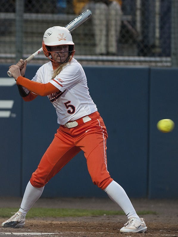 Junior left fielder Allison Davis led the Cavaliers in hitting,&nbsp;going three-for-four on the evening.