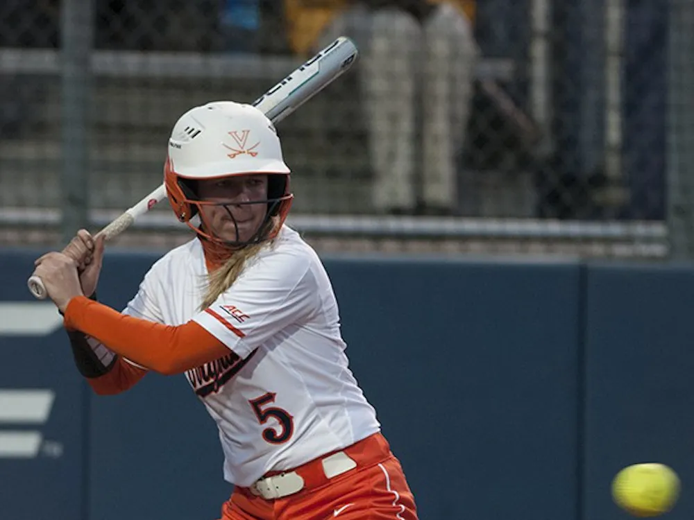 Junior left fielder Allison Davis led the Cavaliers in hitting, going three-for-four on the evening.