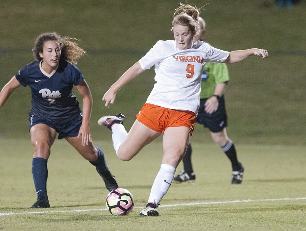 <p>Virginia was first to get on the scoreboard, with sophomore forward Taylor Ziemer scoring.</p>