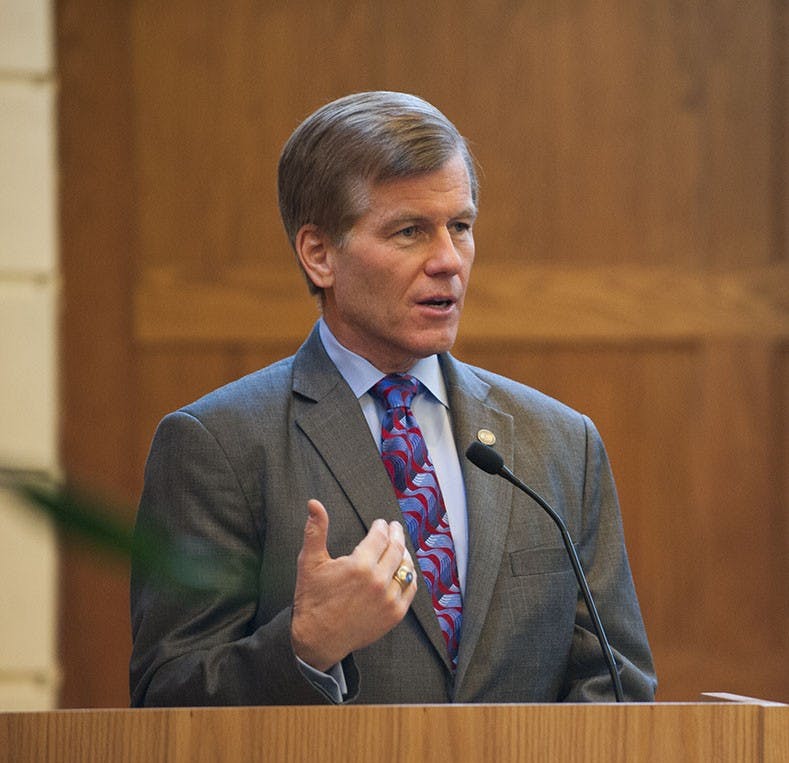 Former Virginia Gov. Bob McDonnell is lecturing at Regent University, practicing law and acting as the Principal of the McDonnell Group.