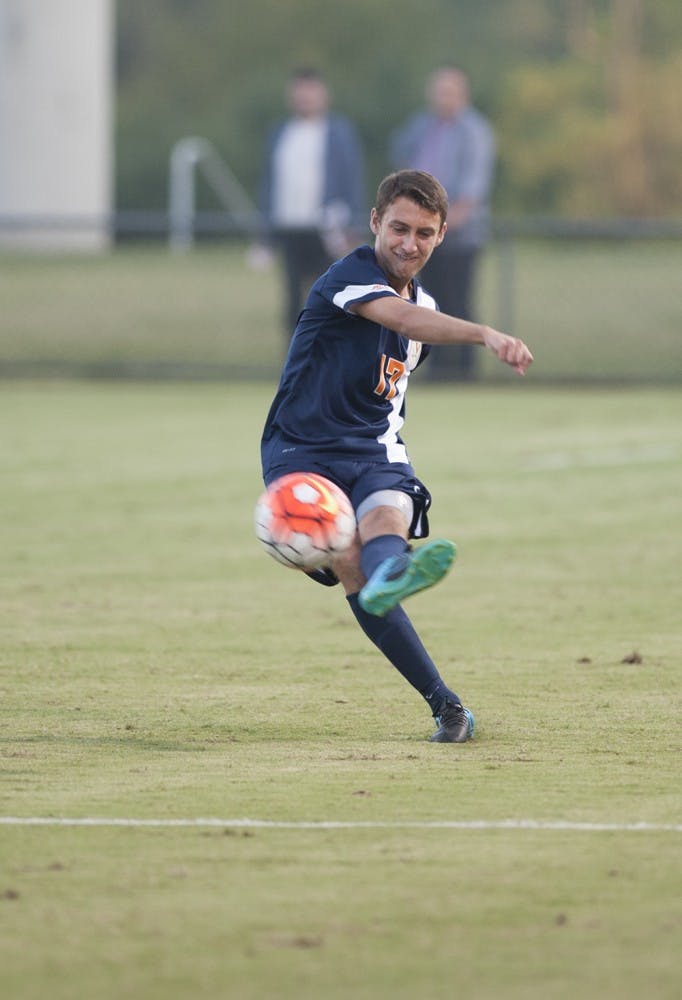 Sophomore midfielder Jake Rozhansky has scored a goal in two consecutive games. 