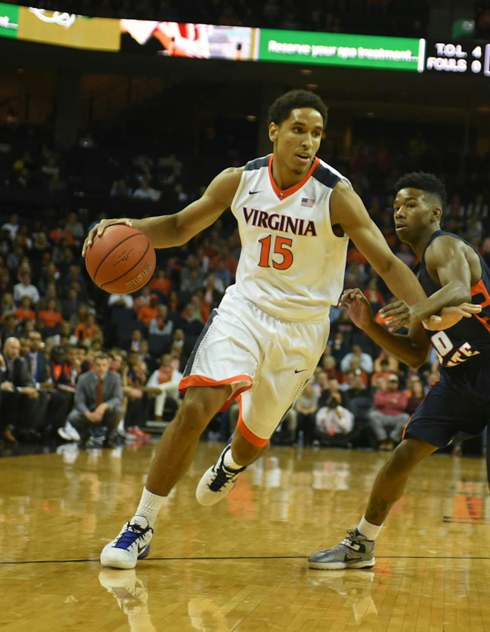<p>While senior guard Malcolm Brogdon put up 28 points and eight rebounds in the loss to the Colonials, Virginia shot poorly as a team and committed a whopping 24 fouls.&nbsp;</p>