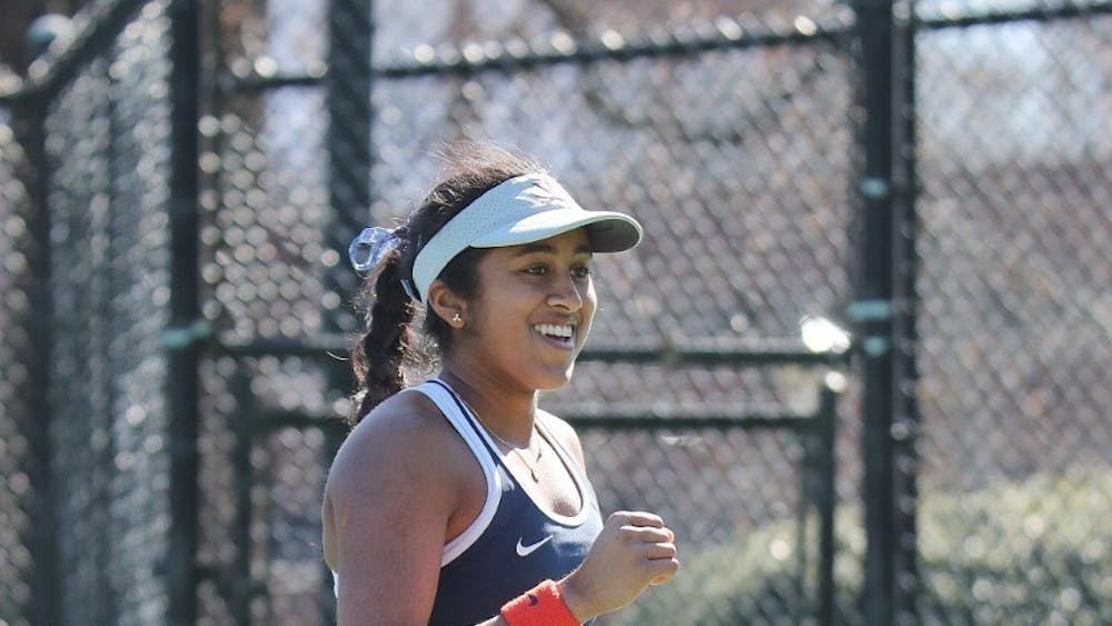 Freshman Natasha Subhash prevailed in her doubles match before toppling her Clemson opponent in straight-sets in her singles match.&nbsp;
