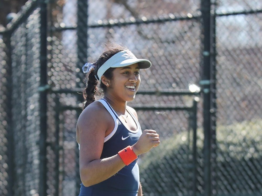 Freshman Natasha Subhash prevailed in her doubles match before toppling her Clemson opponent in straight-sets in her singles match.&nbsp;