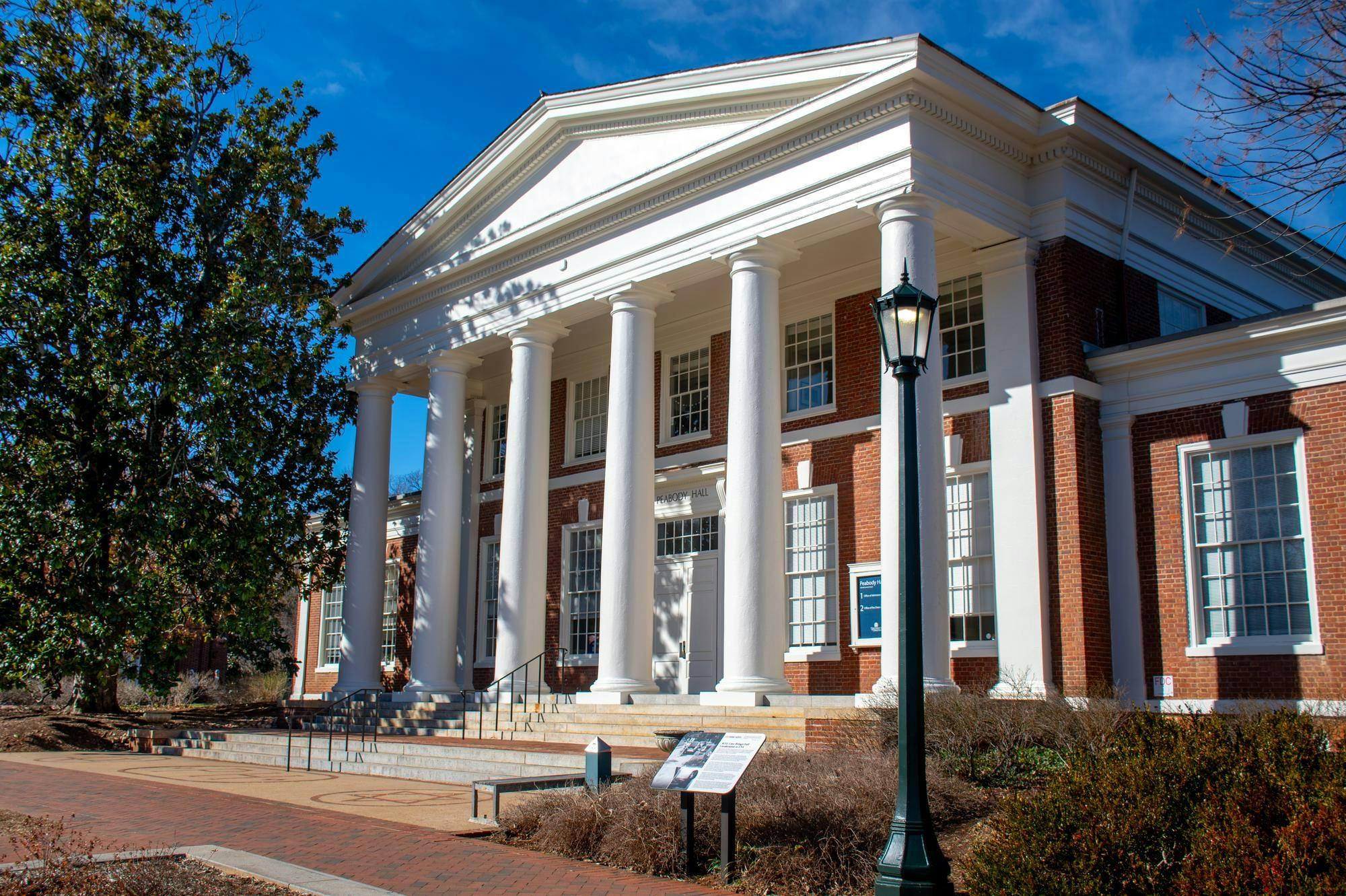 Peabody Hall, photographed Feb. 7, 2024.