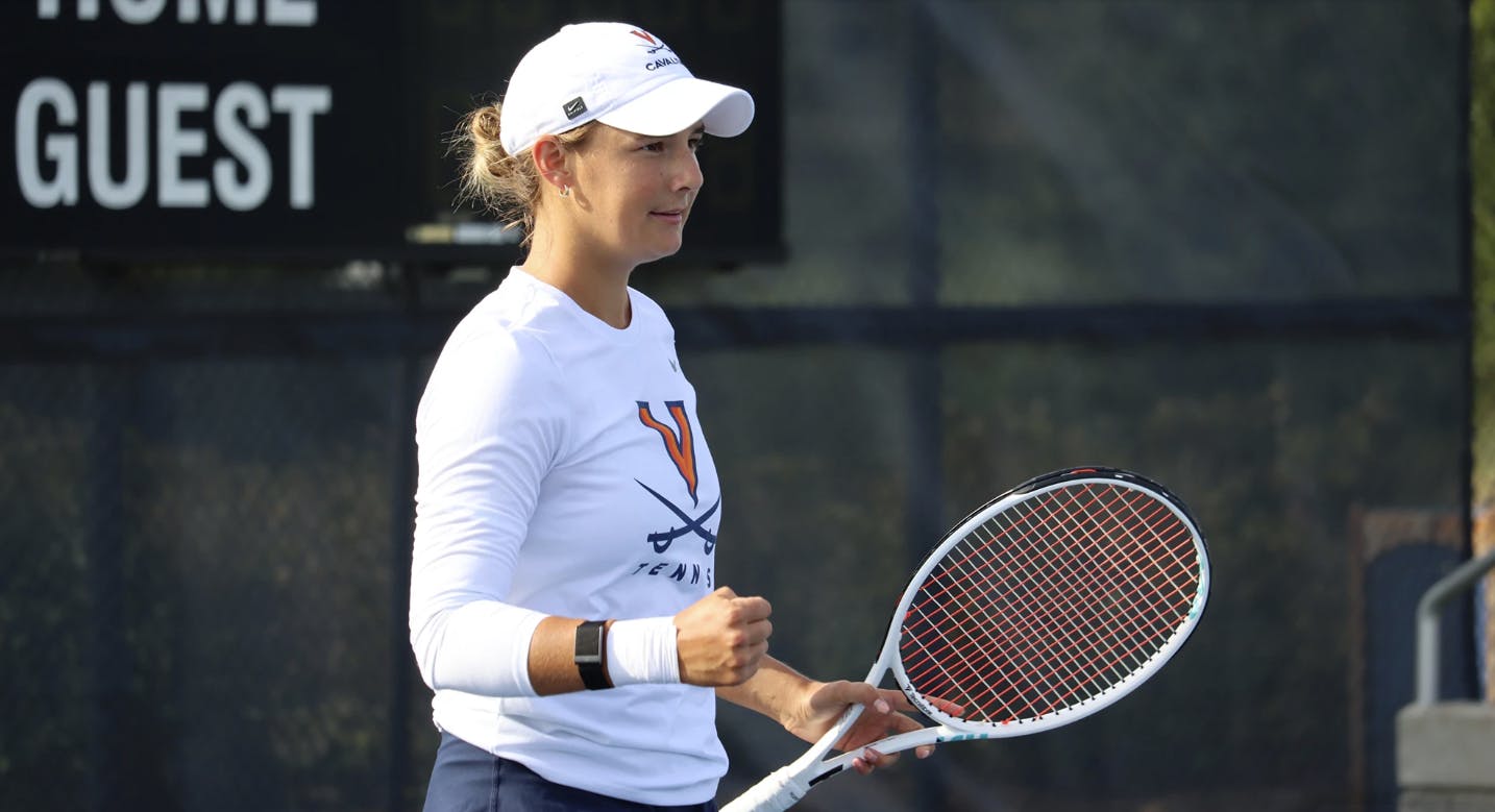 Virginia women's tennis earned its third ranked win of the season as it continues ACC play.