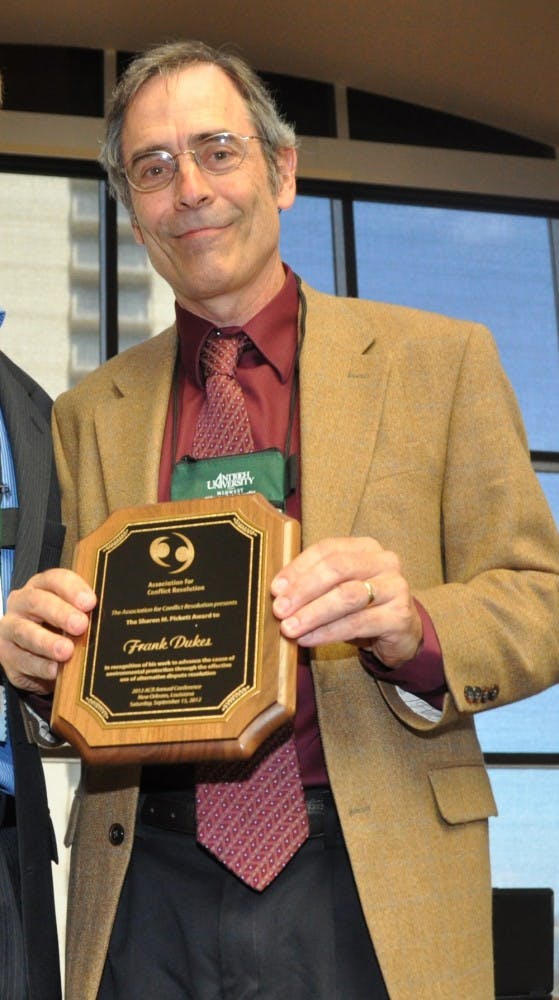 Frank Dukes, the chair of the response group, helped lead the discussion 