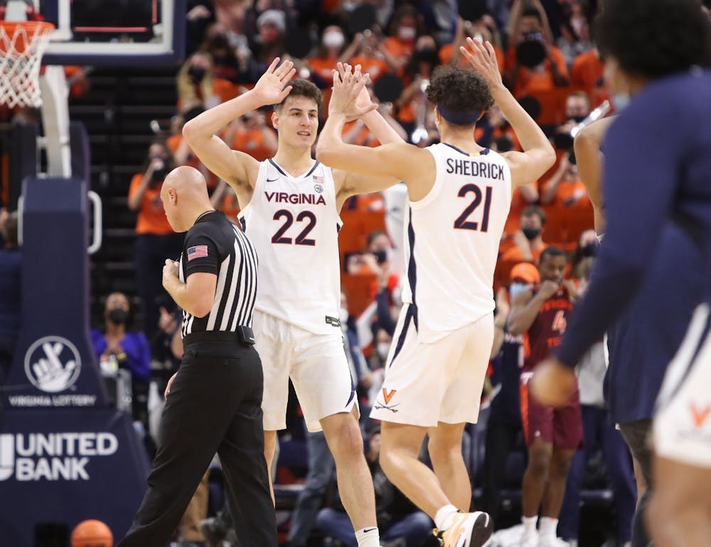 <p>Junior center Francisco Caffaro played the best game of his career to lead the Cavaliers to a crucial victory over the Hokies.</p>