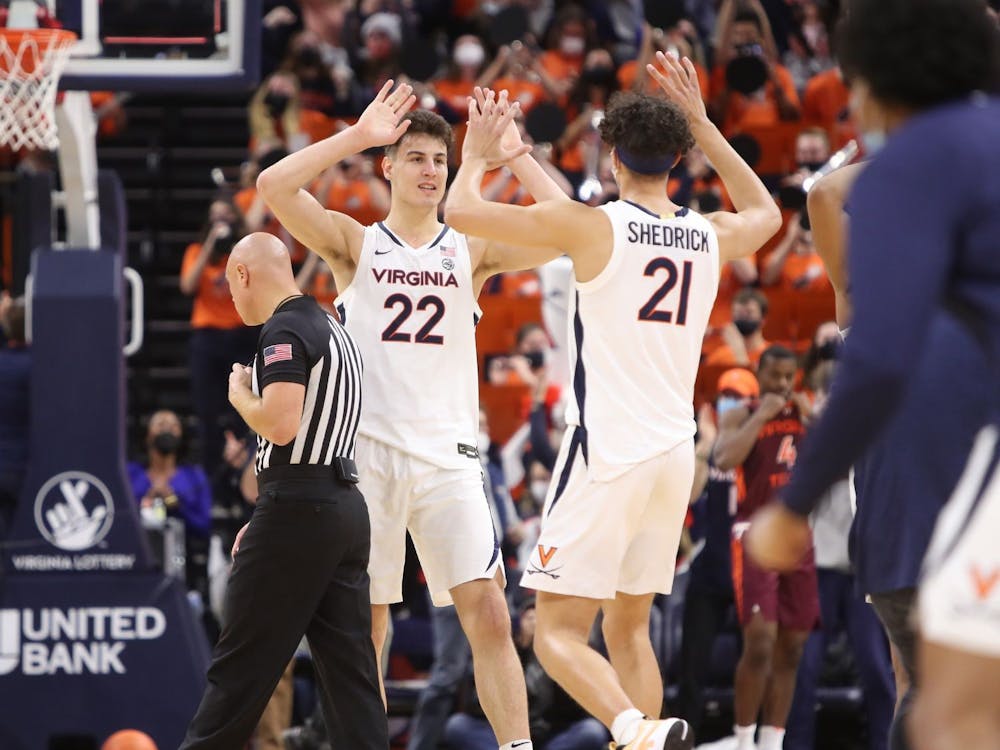 Junior center Francisco Caffaro played the best game of his career to lead the Cavaliers to a crucial victory over the Hokies.
