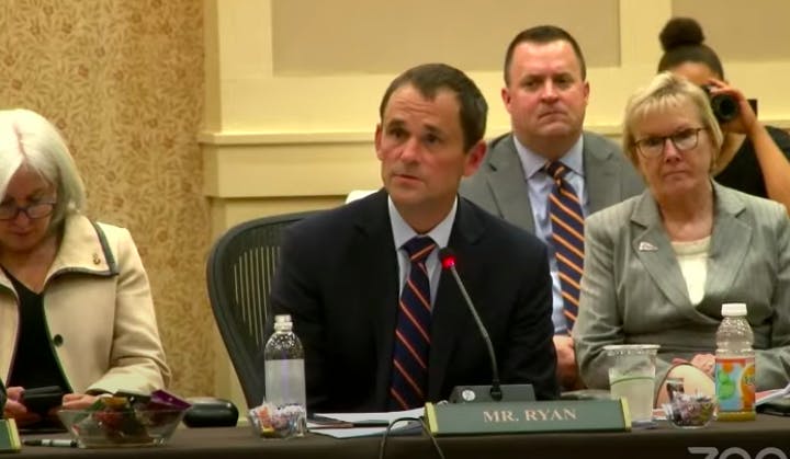 In response to a question about how the pandemic has impacted the University’s ability to achieve goals outlined in the 2030 Strategic Plan, Ryan said that COVID-19 did put some longer-term projects on hold, such as the University’s plan to eventually house all second years on Grounds.