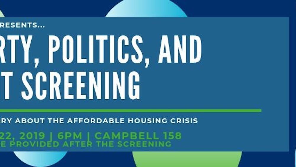 The goal of the screening was to bring the affordable housing crisis to students’ attention so that they can be more engaged and informed in the future.
