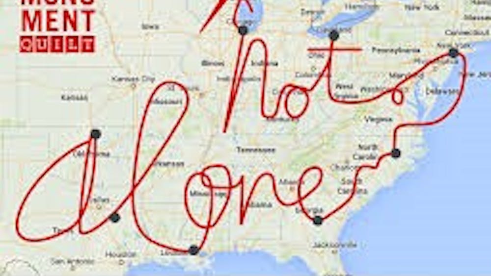 The project to build a monument to survivors of sexual assault "goes along with the message of ‘not alone’,” Burgoyne said.