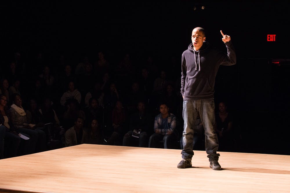 Students performed "The Black Monologues" at U.Va.'s Helms Theatre last weekend to the enthusiasm of a packed house.