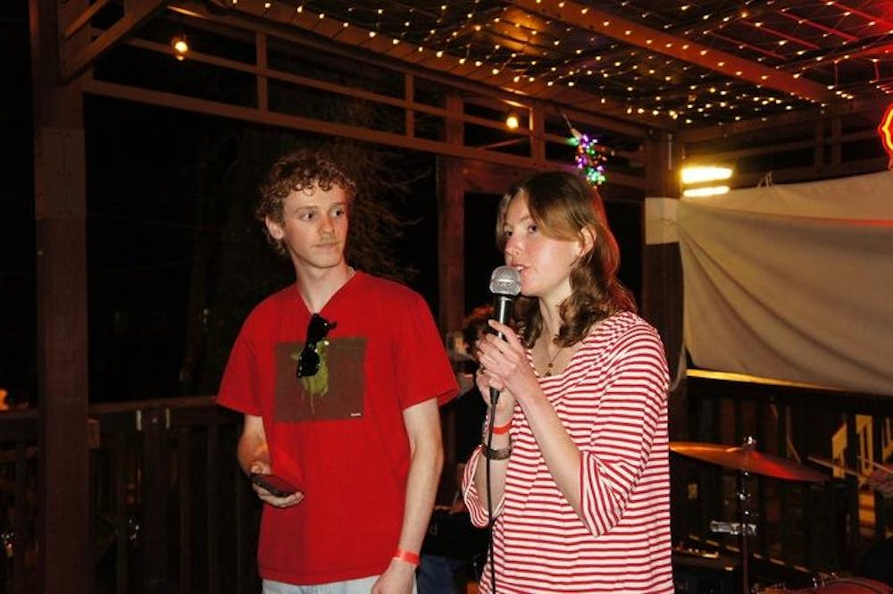 <p>Throughout the night, many comics drew upon personal stories from their past or from their hometowns as inspiration</p>