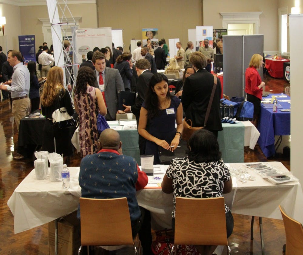 <p>While there are no specific data on whether the annual Job and Internship Career Fair yields job offers, employers continue to return to the University to recruit students every year.</p>