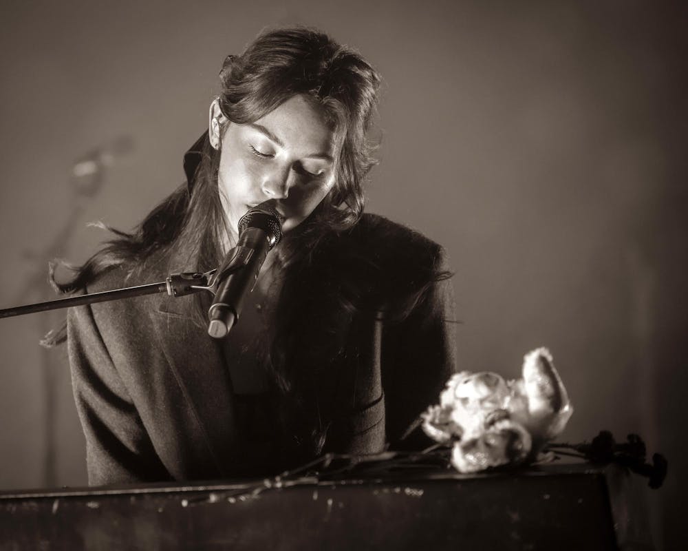 <p>Abrams continues to lean into her intimate songwriting and whispery vocals while expanding toward a grander, rock-influenced sound.</p>
