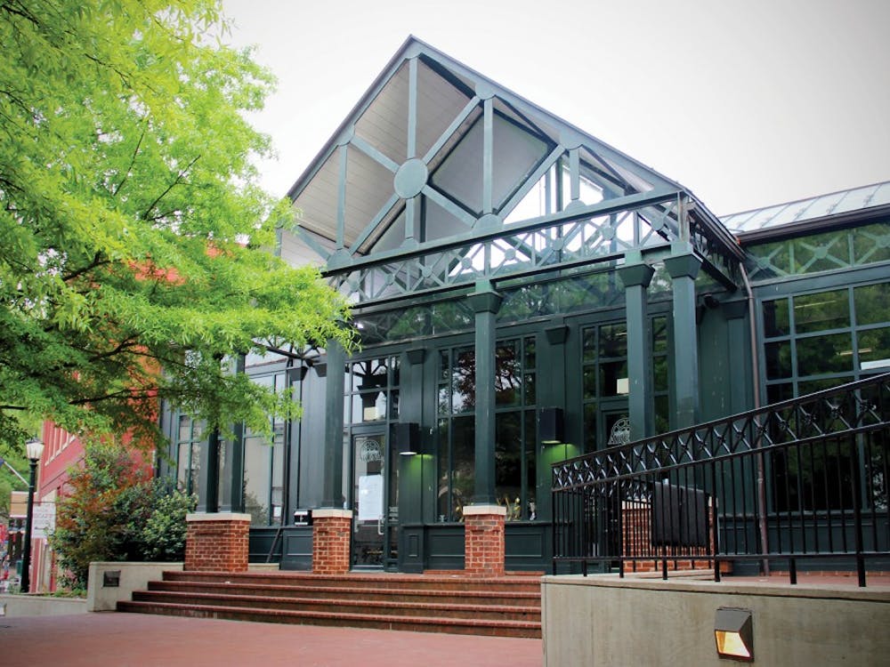 The Main Street Arena is located on the Charlottesville Downtown Mall.