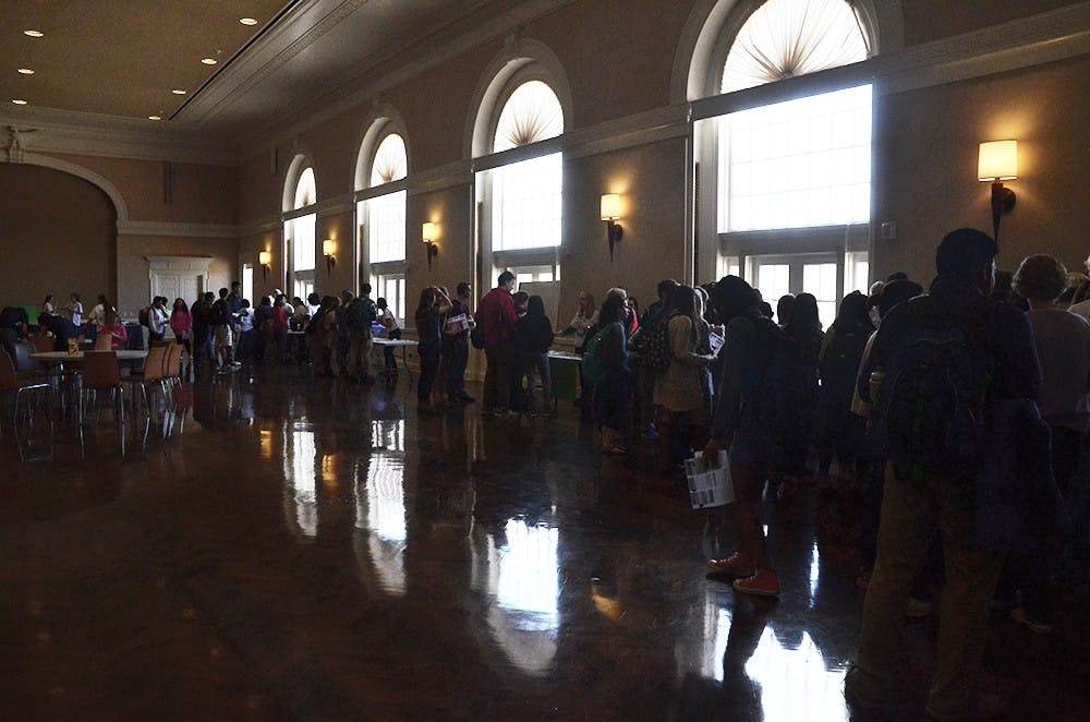 Students learned more about the Green Dot program tailored for the University community.